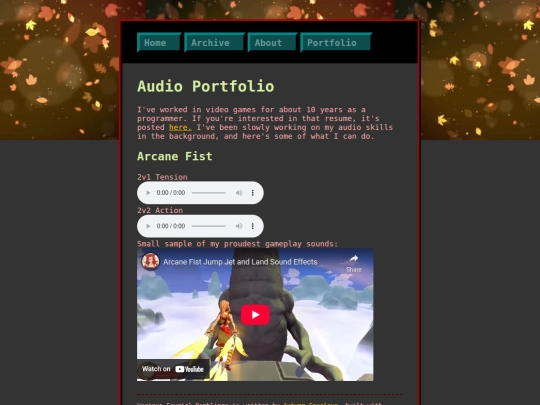 portfolio screenshot