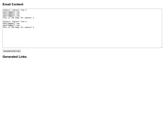 admin/email screenshot