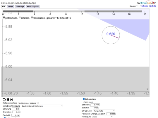 science/1-mechanics/myphysicslab/sims/engine2D/TestBodyApp-de screenshot