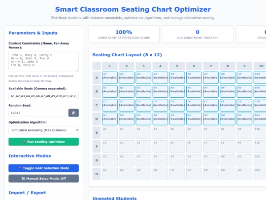 science/teach/seating screenshot