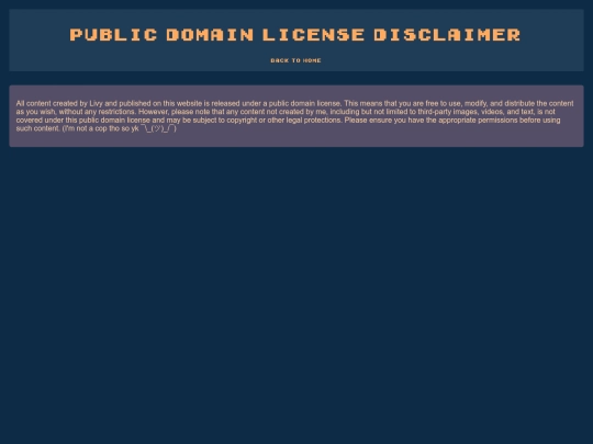 Public_Domain_License screenshot