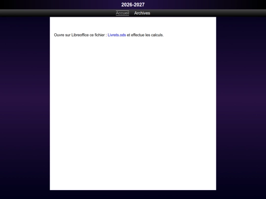 index screenshot
