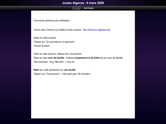 si/algorea screenshot