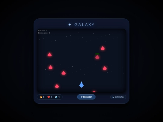 Juego/GalaxyInvaders screenshot