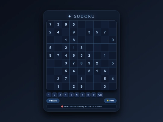 Juego/SudokuMaster screenshot
