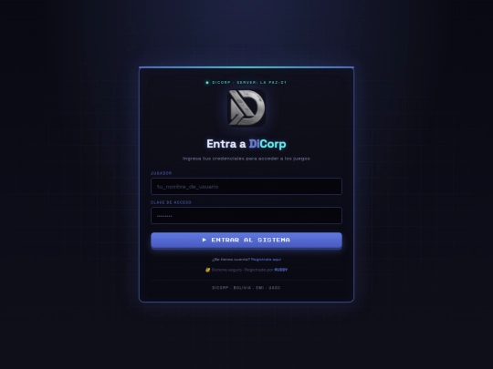 Juego/dashboard screenshot