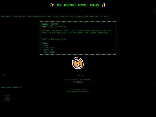 index screenshot
