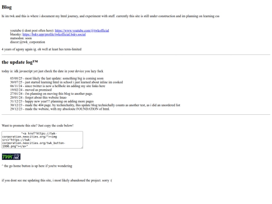 blog screenshot