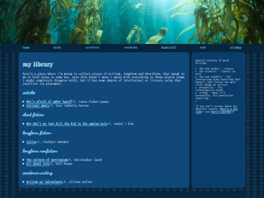 library screenshot
