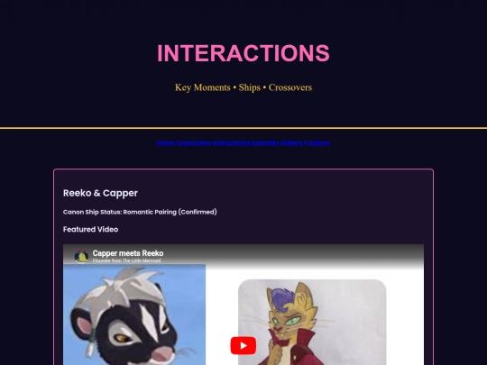 interactions screenshot