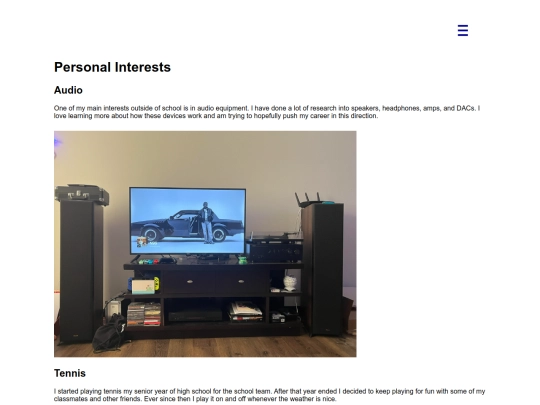interests screenshot