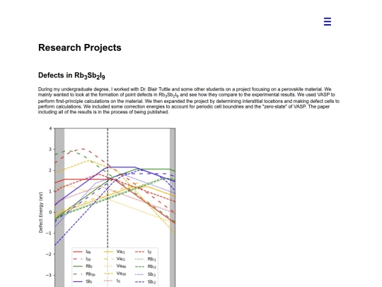 projects screenshot