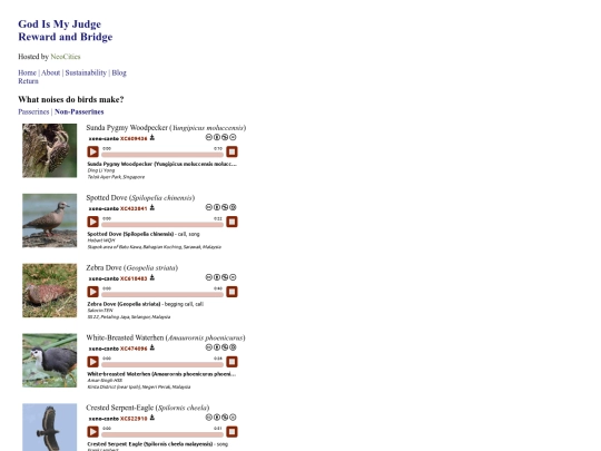 index/birdsounds2 screenshot