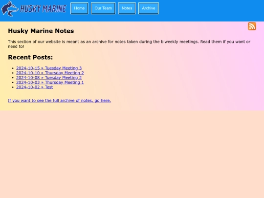 notes screenshot