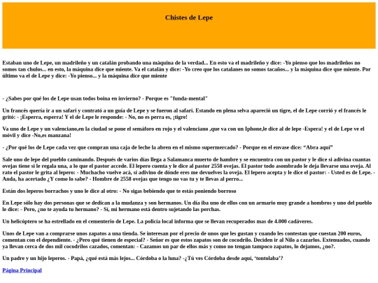 LEPE screenshot