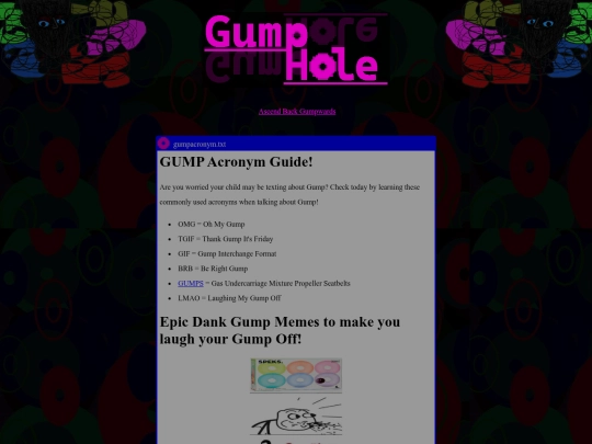 gumphole screenshot
