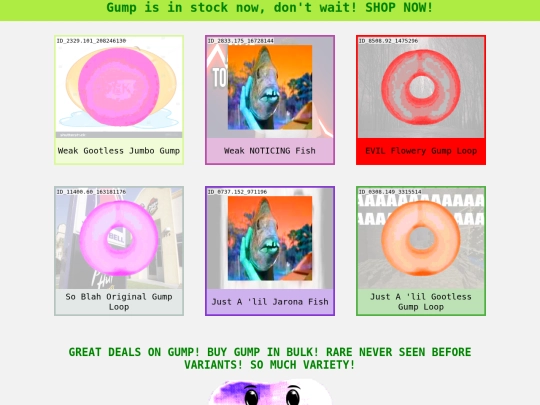 gumpshop screenshot