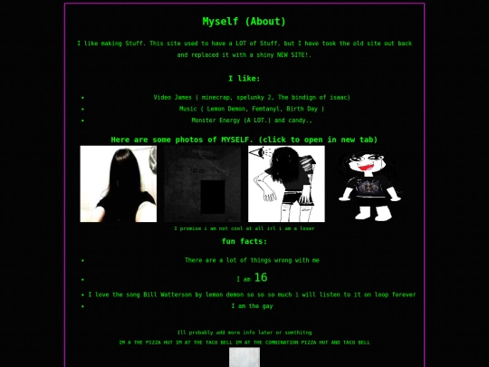 myself screenshot