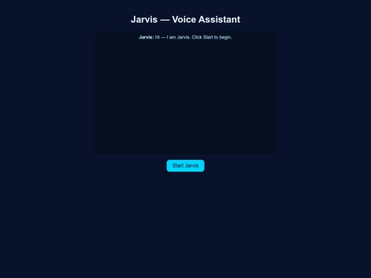 Jarvis App screenshot