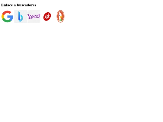 Texto-css/EjercicioEnlaces5/buscadoresLogo screenshot