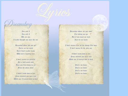 lyrics screenshot