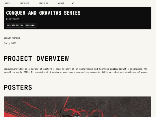 blog/posts/conquer-gravitas-poster screenshot