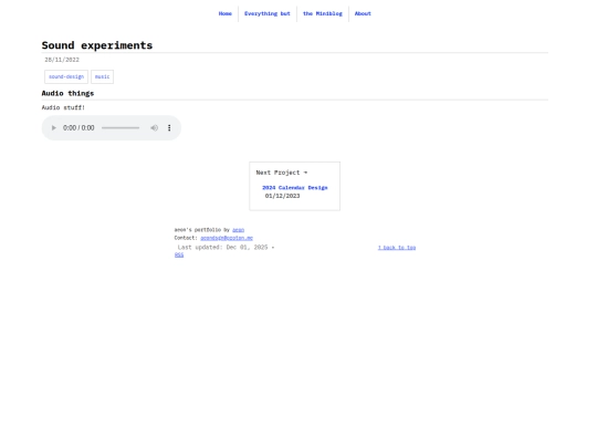 blog/posts/sound-experiments screenshot