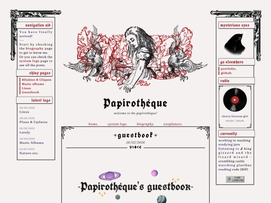 posts/guestbook screenshot