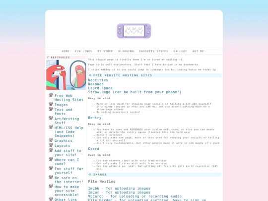 rescources screenshot