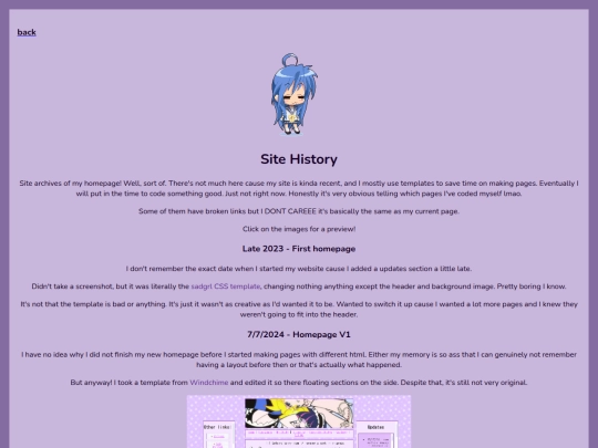 site-history screenshot