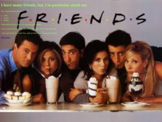 Friends screenshot