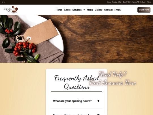 faq screenshot
