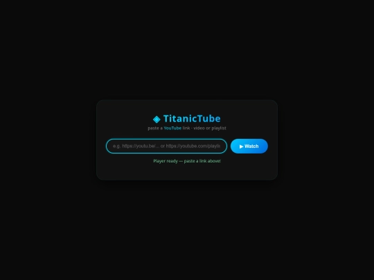 TitanicTube screenshot