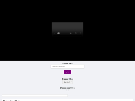 live screenshot