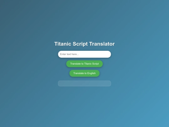 titanicscript screenshot