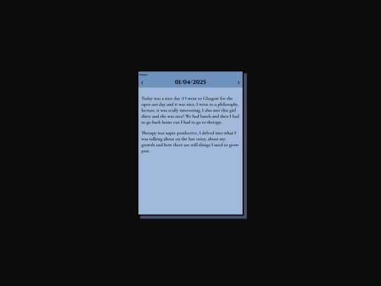 journals/01042025 screenshot
