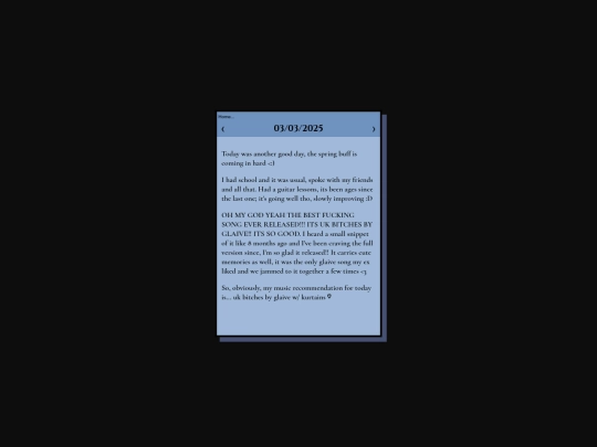 journals/03032025 screenshot
