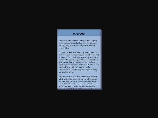 journals/05012025 screenshot