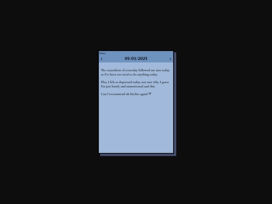 journals/05032025 screenshot
