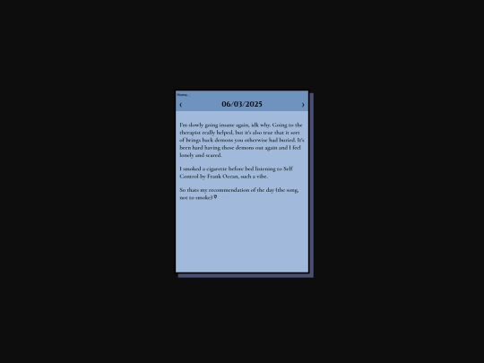 journals/06032025 screenshot