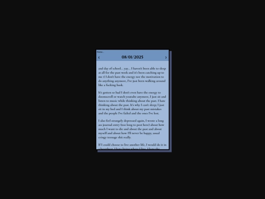 journals/08012025 screenshot
