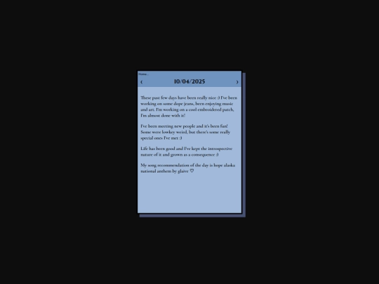 journals/10042025 screenshot