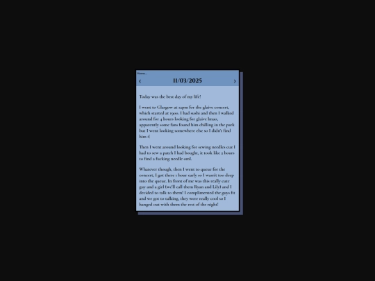 journals/11032025 screenshot