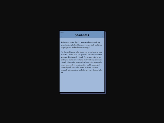 journals/30032025 screenshot