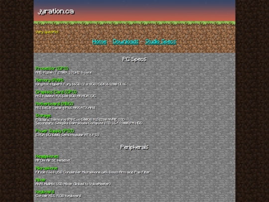 studioSpecs screenshot