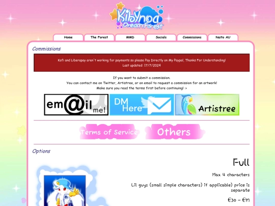 commissions screenshot