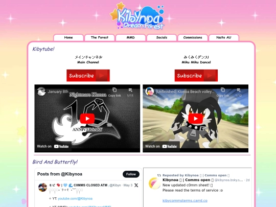 socials screenshot