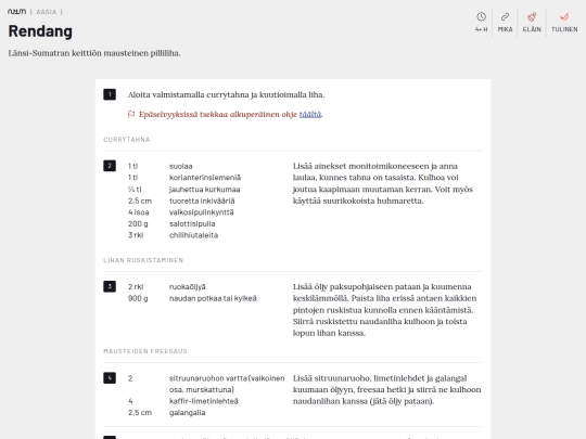 rendang screenshot