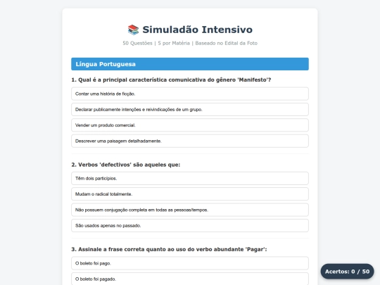 Simuladodaprova screenshot