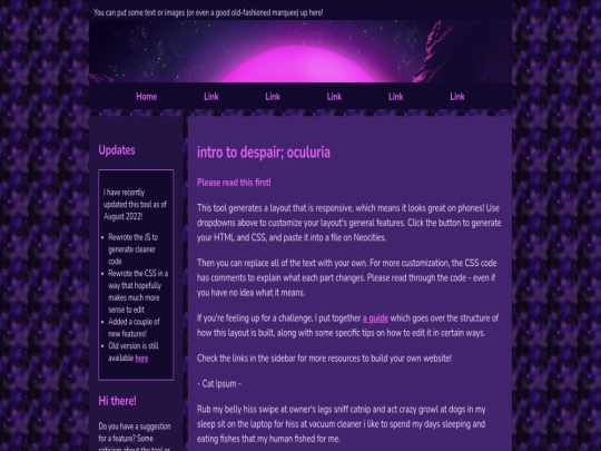 index screenshot